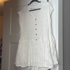 NWOT Maisie Button-Down Dress | White
